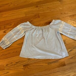 American eagle off the shoulder long sleeve